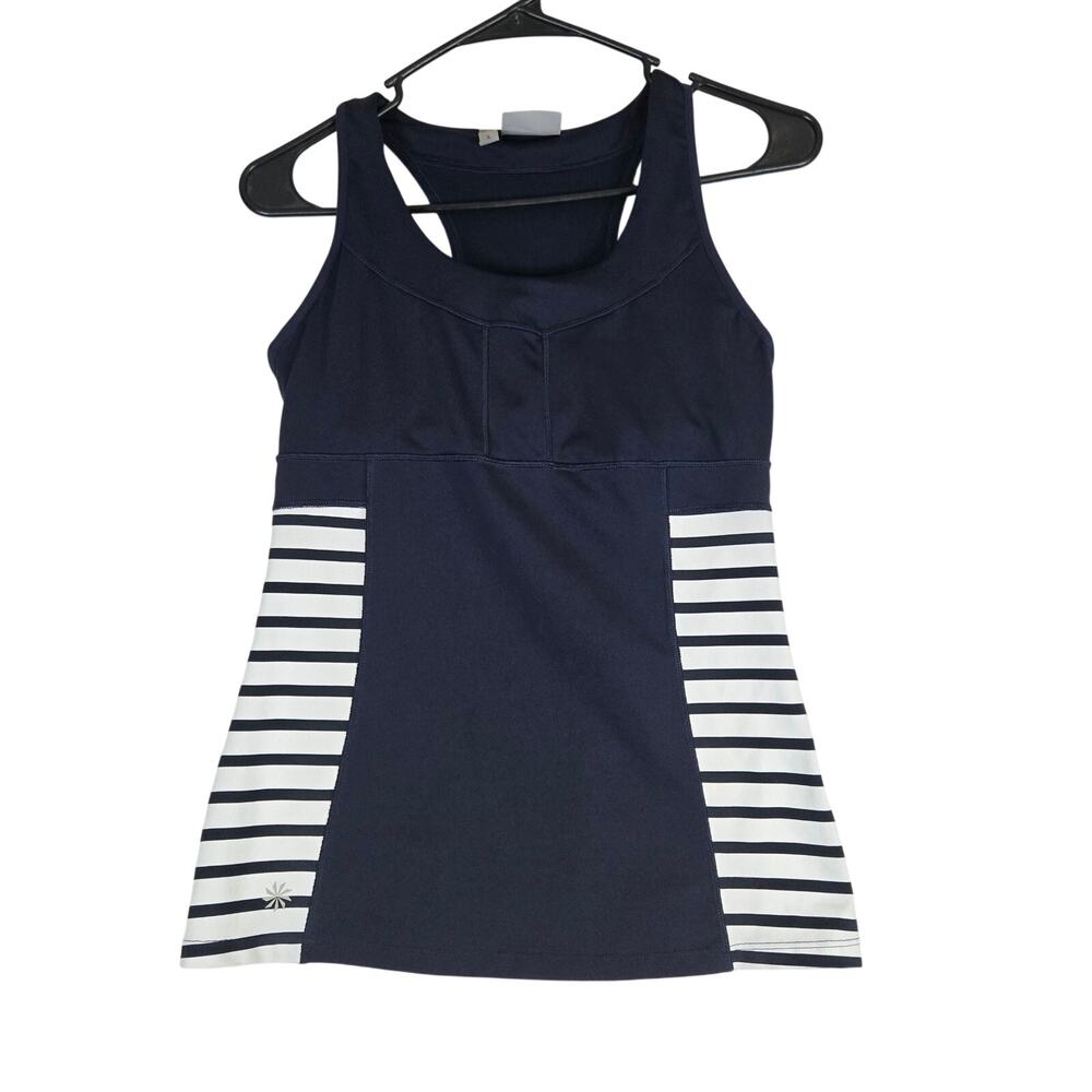 Athleta Tank Top Sleeveless Shirt Racerback Built in Bra womens small 0707